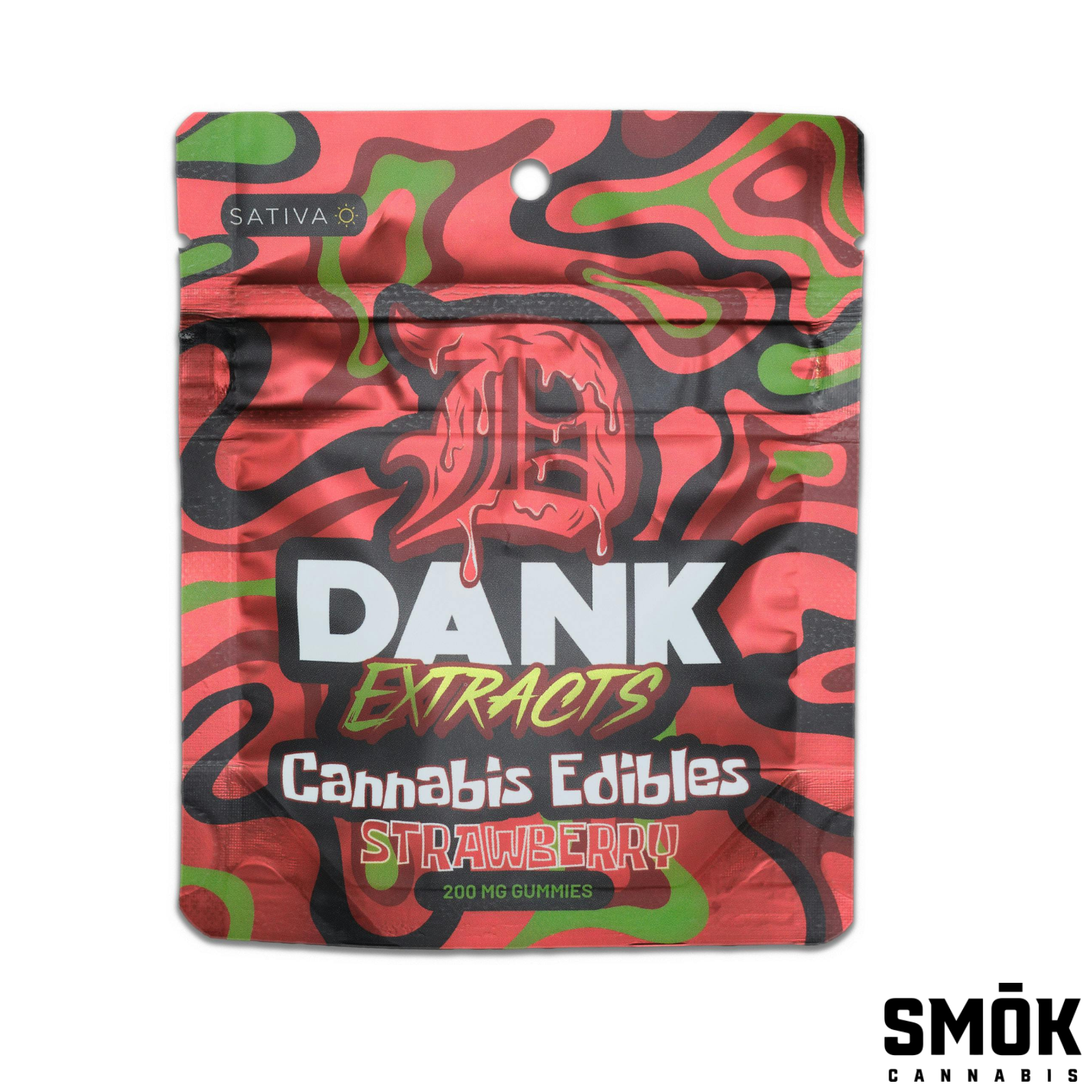 Photograph of product: Dank Gummy - Strawberry 200mg