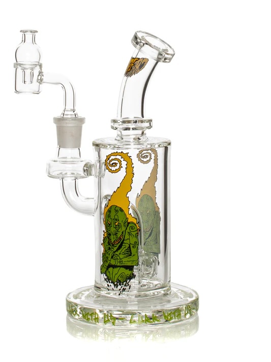 Photograph of product: GEAR Premium x Creature 7.5" Goblin Concentrate Rig w/ Bubble Cap - Clear