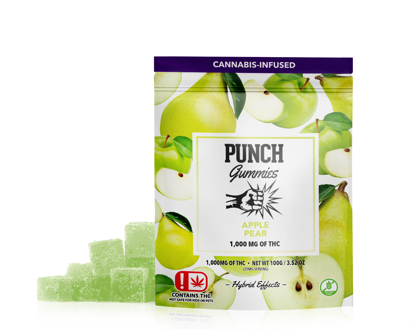 Photograph of product: Apple Pear - Punch Extracts Gummies