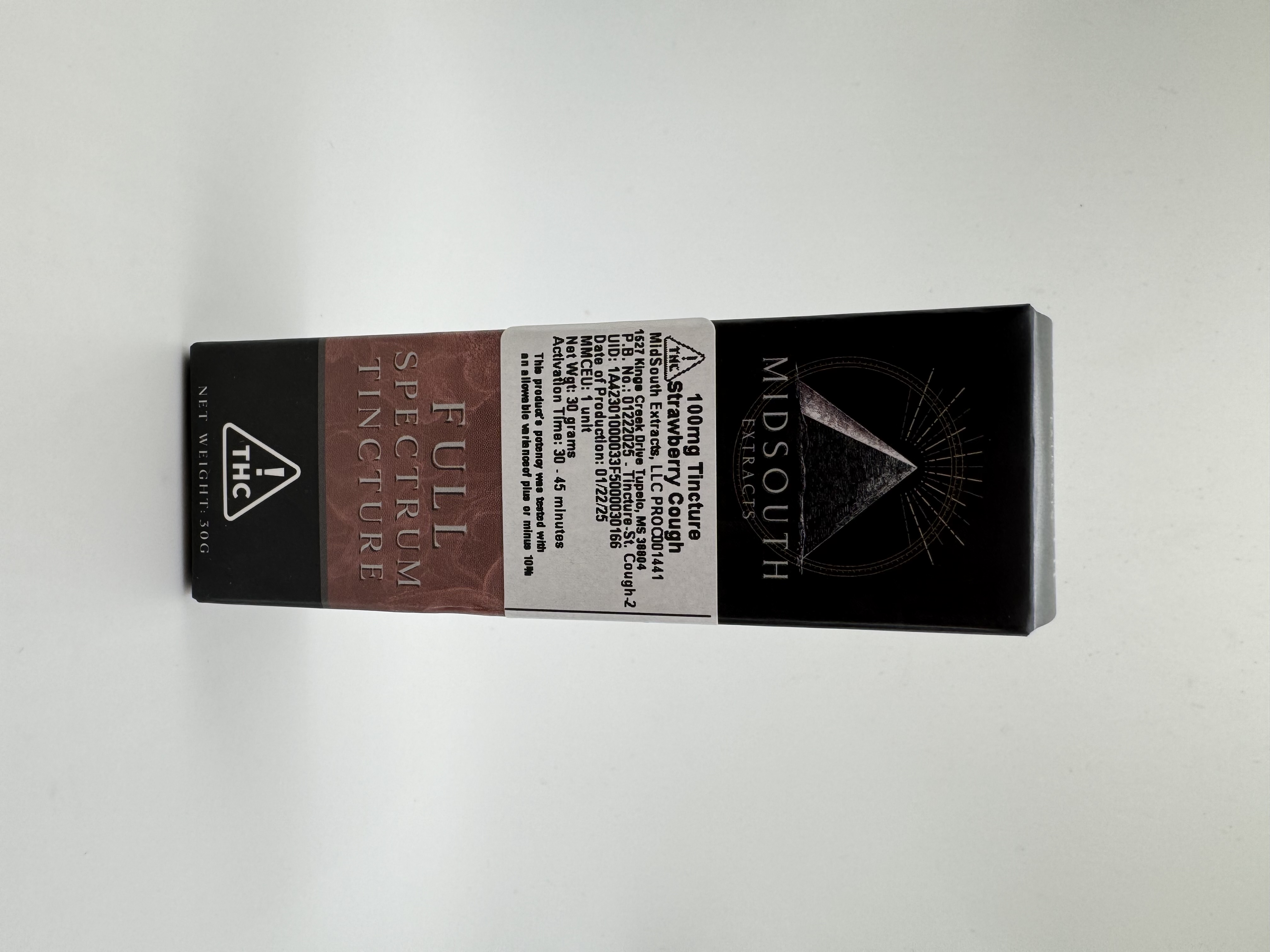 Photograph of product: Strawberry Cough | Oui'd | 100mg | Tincture