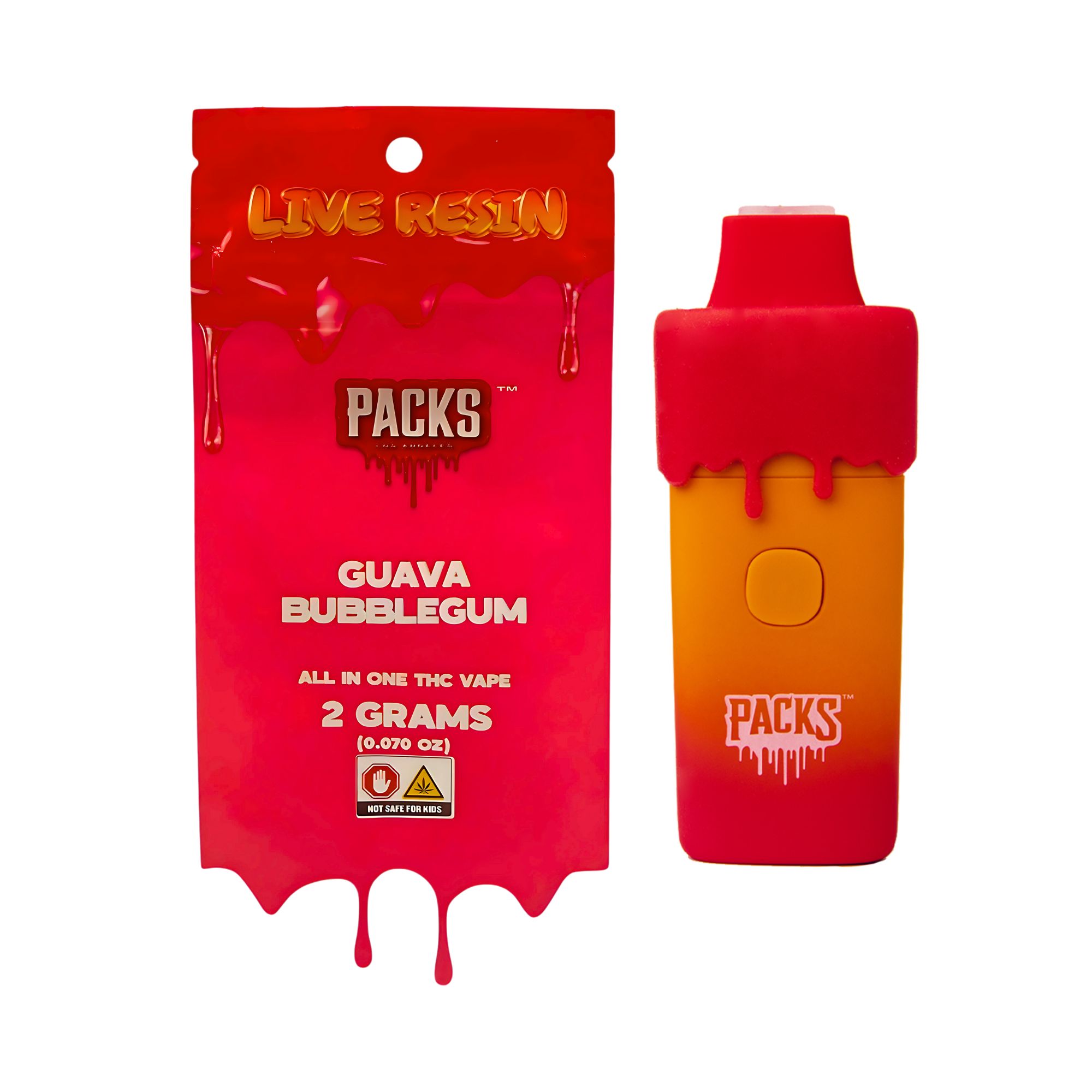 Photograph of product: Guava Bubblegum | Live Resin Disposable