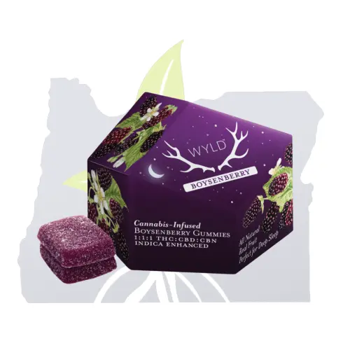 Photograph of product: Wyld-10Pk-Boysenberry