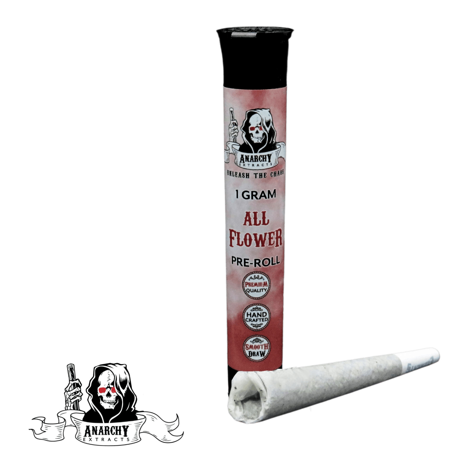 Photograph of product: Rock & Rye Gelato 1g Pre-Roll by Anarchy