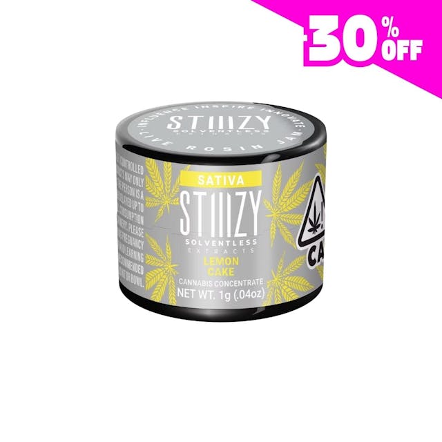 Photograph of product: Lemon Cake - Live Rosin Jam 1g - 