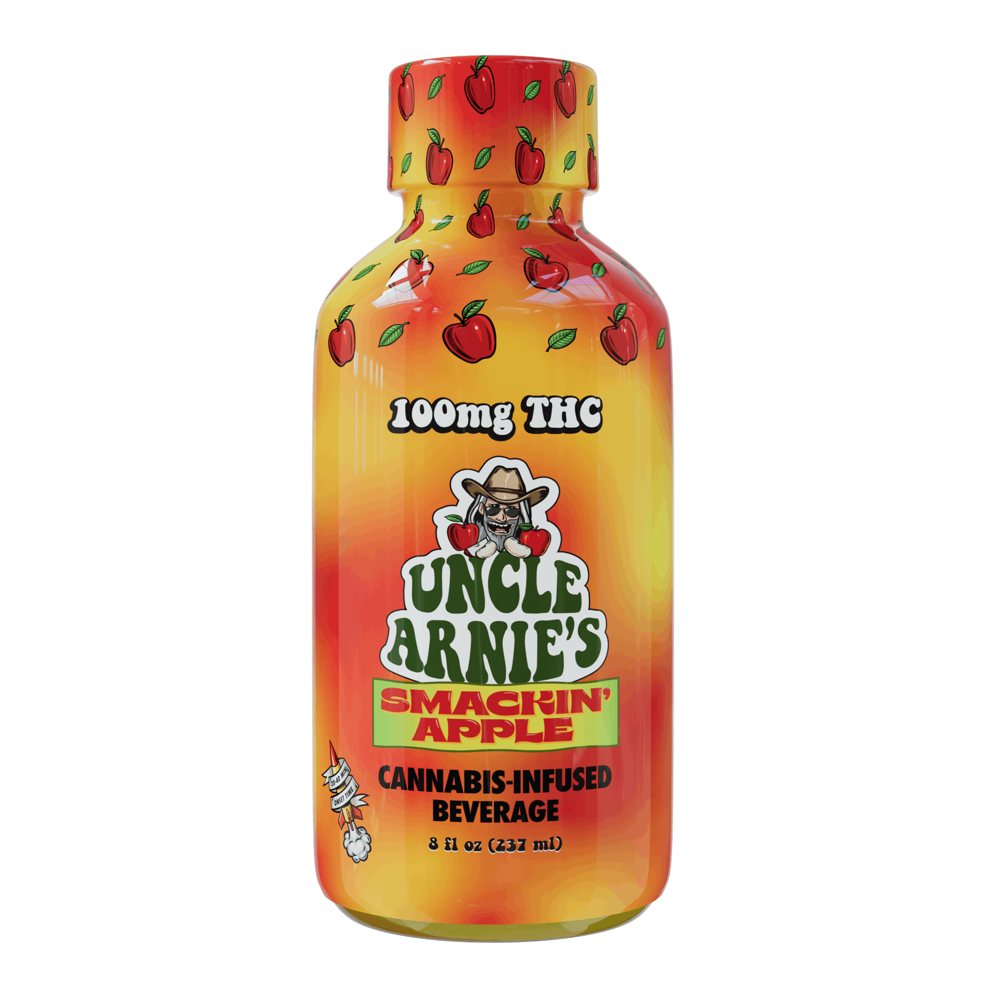 Photograph of product: Beverage Uncle Arnie's - Smackin' Apple - 100mg - SSW