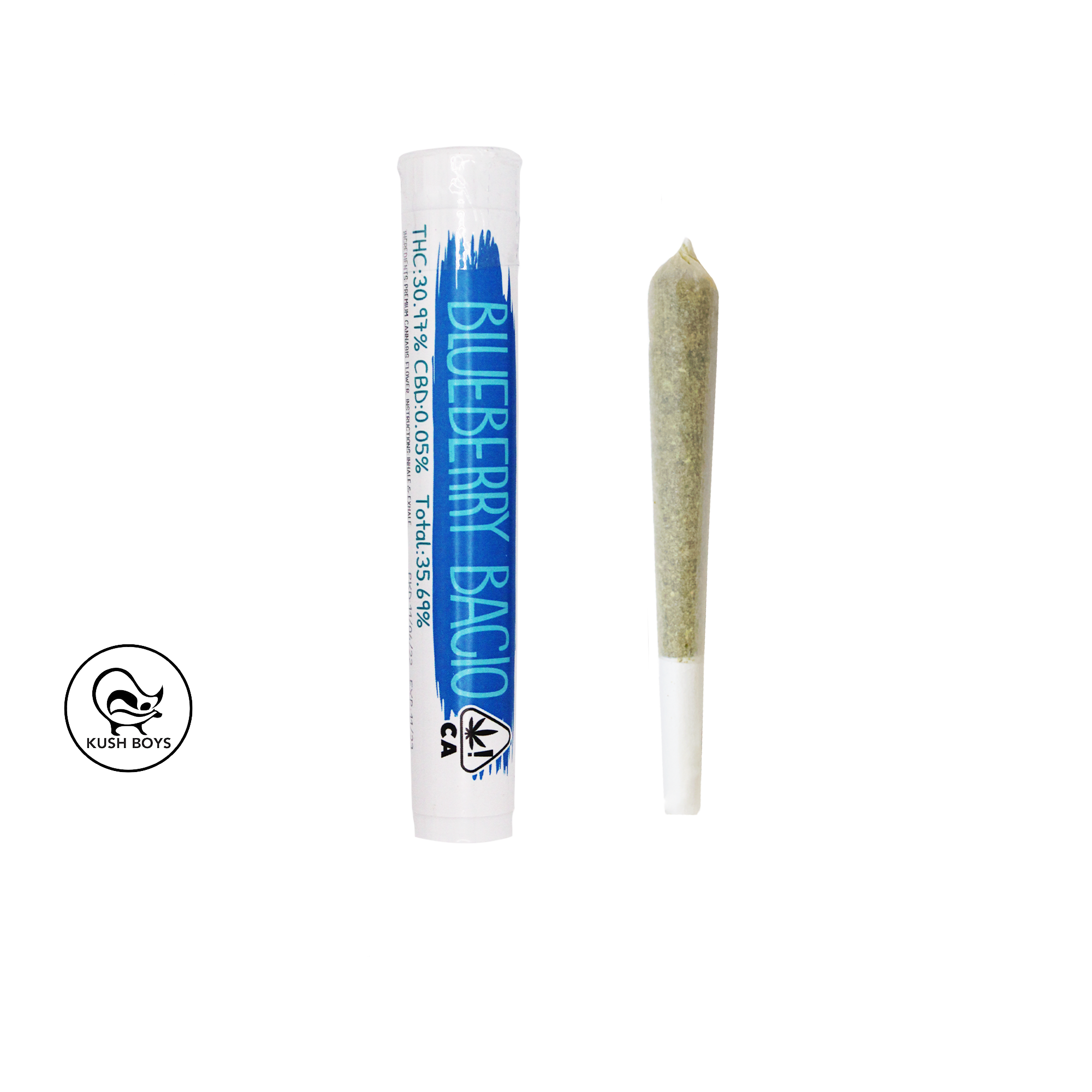 Photograph of product: Preroll Blueberry Bacio