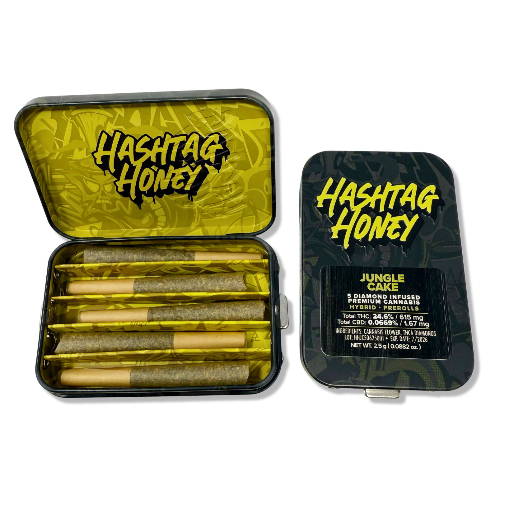 Photograph of product: au chocolattag Honey - Jungle Cake Infused Preroll - 2.5g