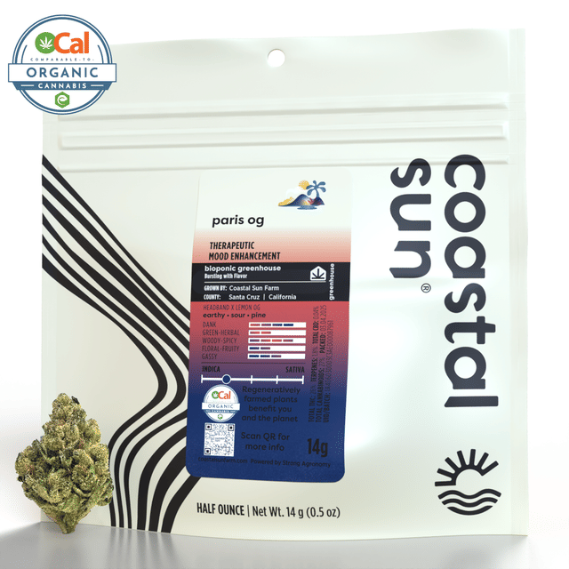 Photograph of product: Paris OG - OCal Greenhouse Flower 14g - 