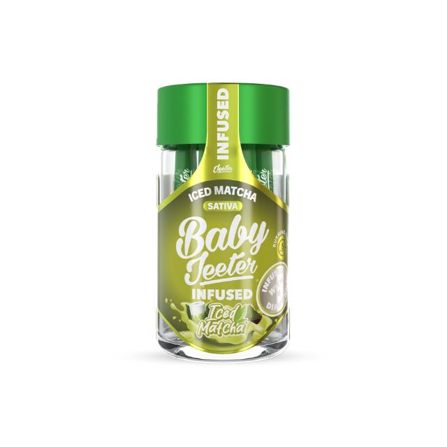 Photograph of product: 5PK- 0.5G- ICED MATCHA- INFUSED- DIAMOND- BABY JEETER