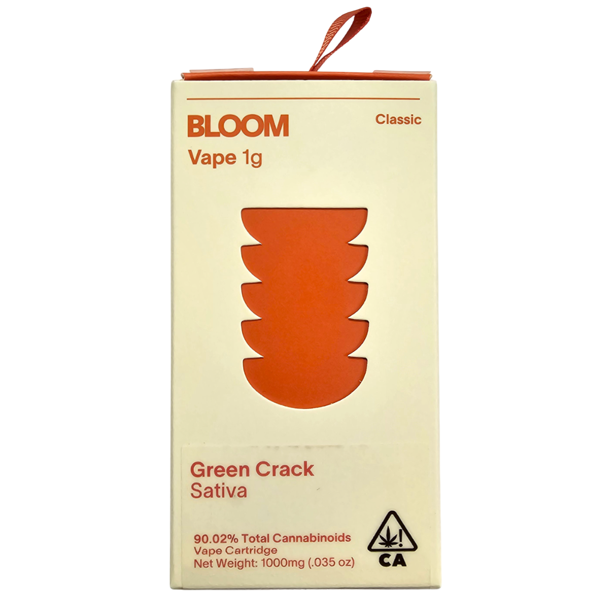 Photograph of product: GREEN CRACK 1G CARTRIDGE