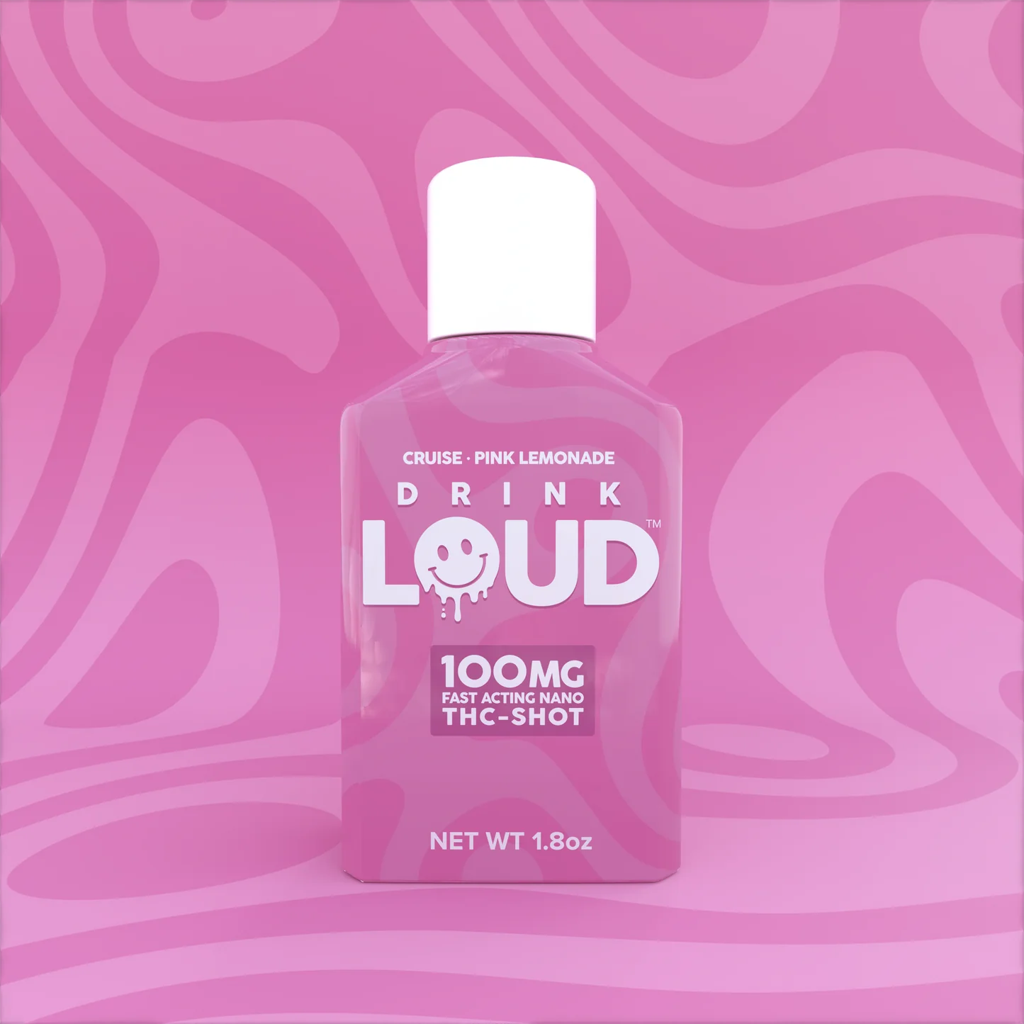 Photograph of product: 100mg Pink Lemonade Drink Loud