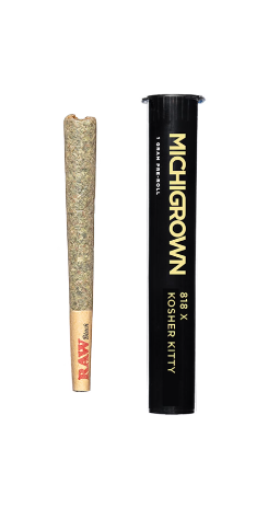 Photograph of product: Michigrown - 818 X Kosher Kitty - 3.5g