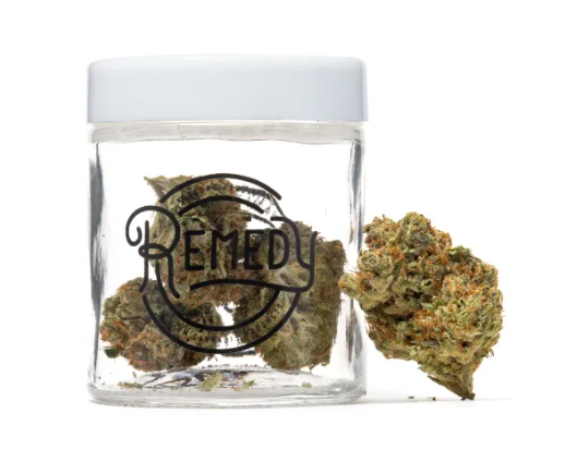 Photograph of product: Remedy | Las Vegas Kush Cake (I-D) - 3.5g