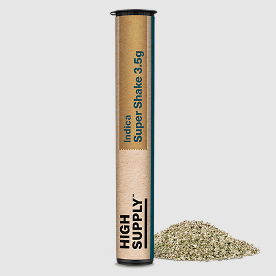 Photograph of product: Infused Flower | Super Shake | Chocolate OG | 3.5g