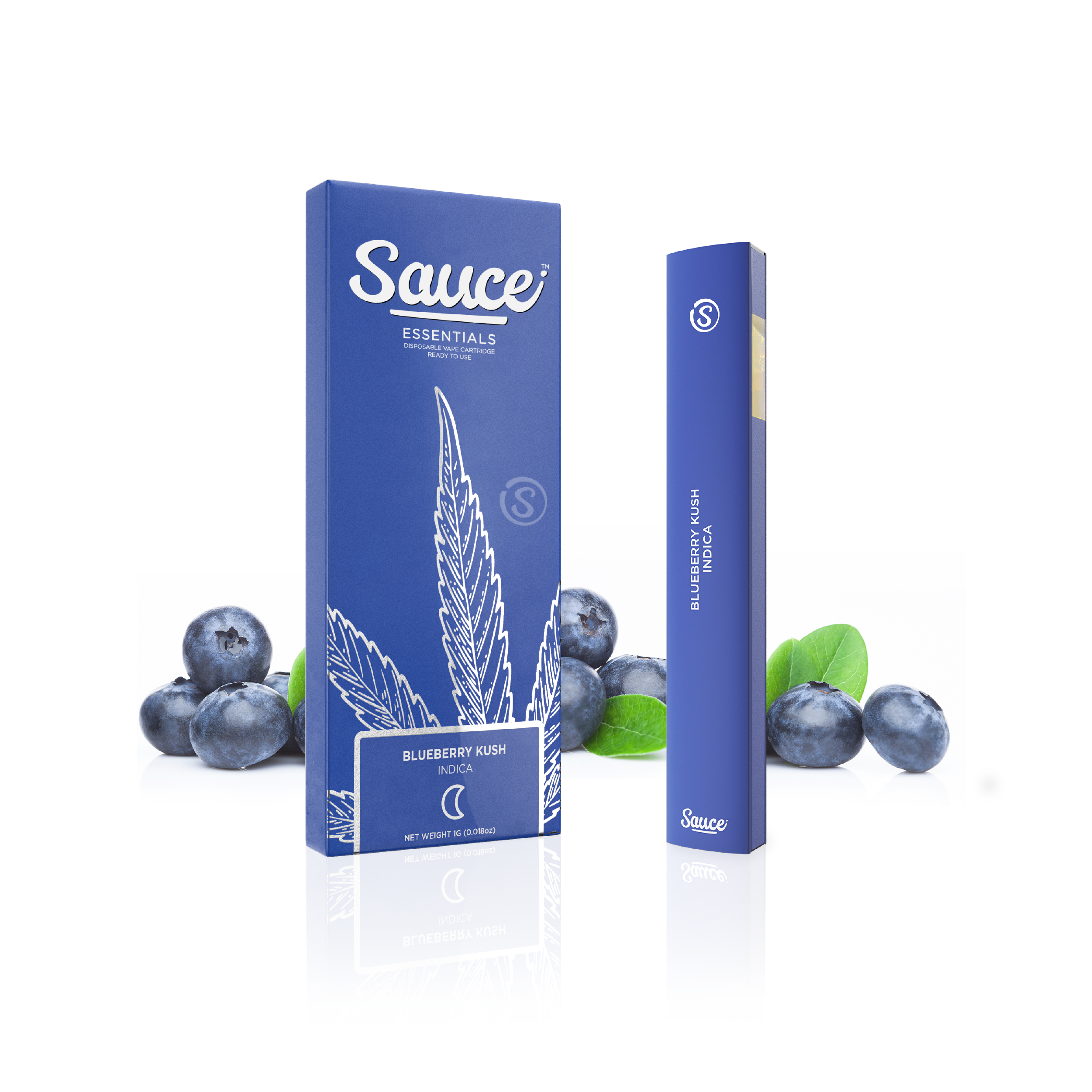 Photograph of product: Essential Disposable l Blueberry Kush l Sauce