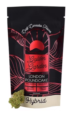 Photograph of product: Golden Garden | London PoundCake | Hybrid - 3.5g