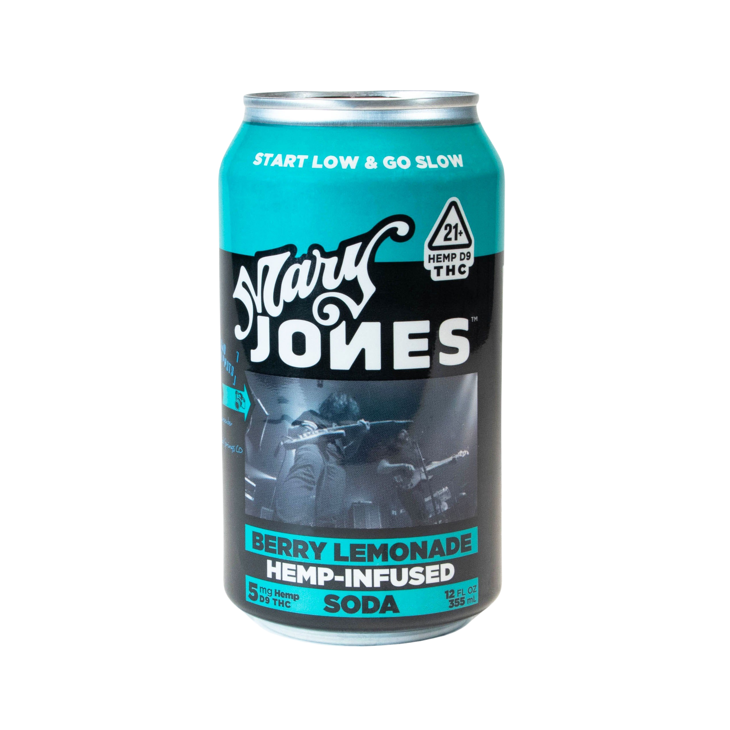 Photograph of product: Mary Jones | Berry Lemonade | 100mg | Oui'd Infused Soda