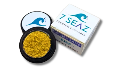 Photograph of Product: 7 SEAZ - Golden Sand Lemon Diesel Kief - 3.5g