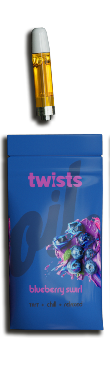 Photograph of product: Blueberry Swirl (H) - Cartridge - Oil Twist