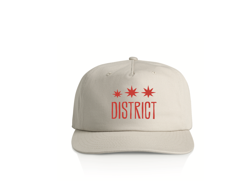 Photograph of product: Cream / Red Hat
