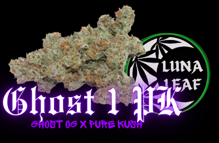 Photograph of product: LUNA LEAF | Ghost 1 PK | Pre Roll (I)