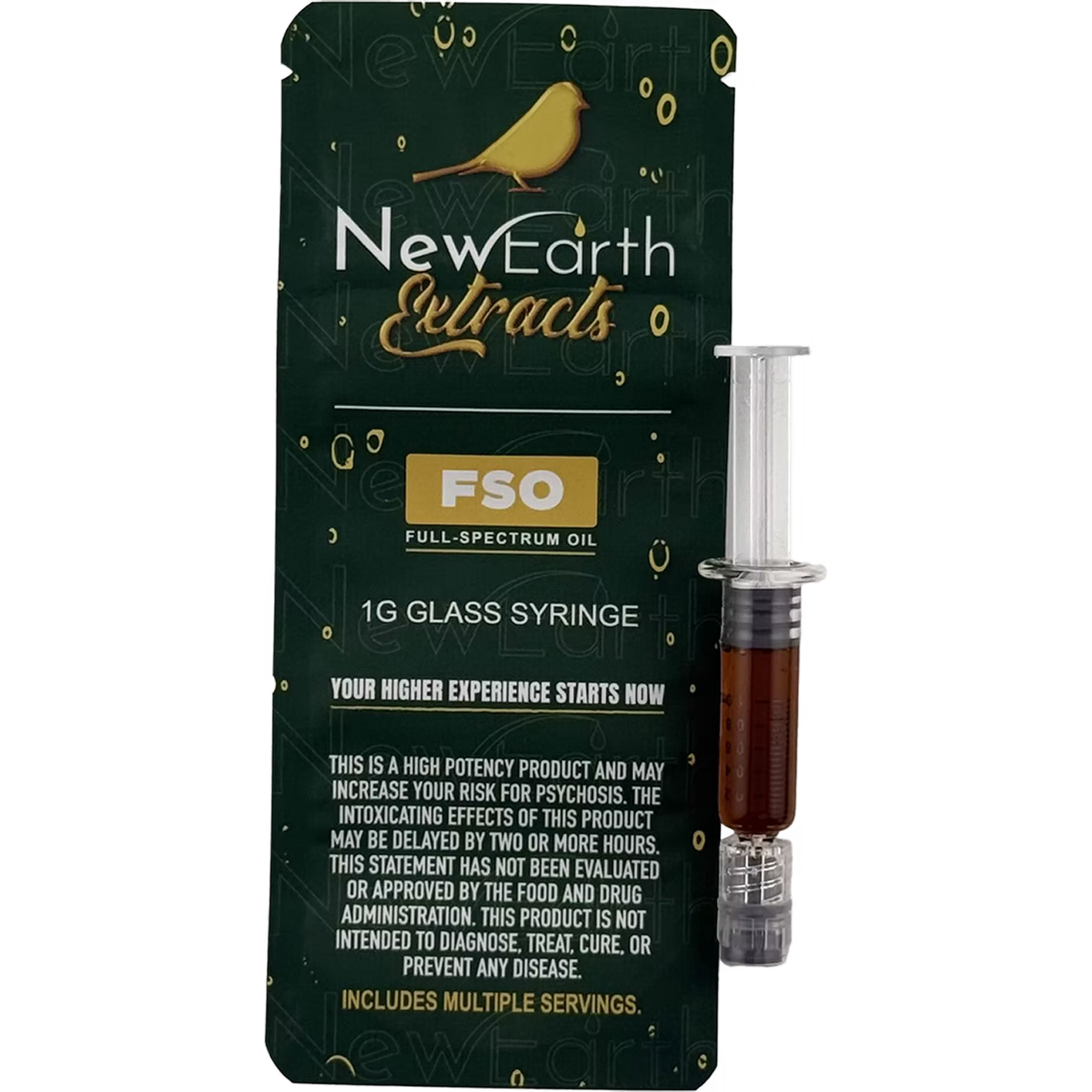 Photograph of product: New Earth Extracts | FSO Syringe | Kamikaze | 1g