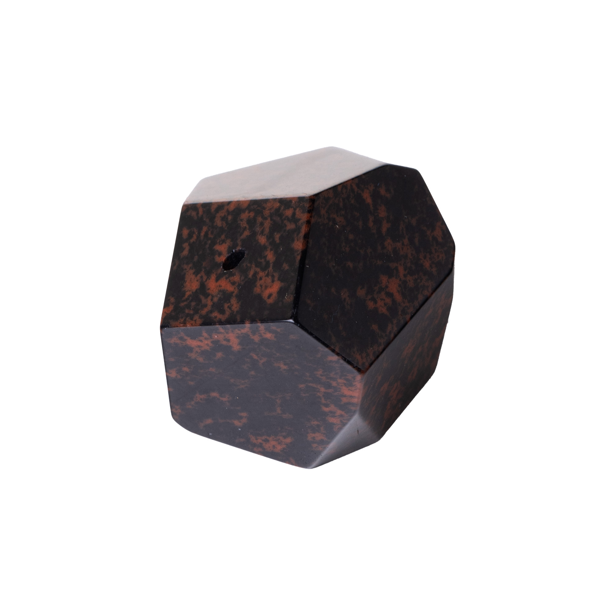 Photograph of Product: Red Obsidian- Faceted Incense Holder