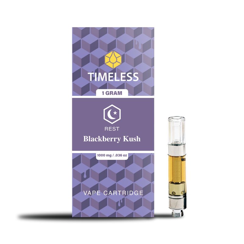 Photograph of product: Cart | Distillate | Blackberry Kush | 1g