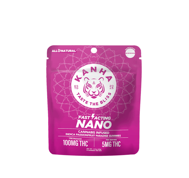 Photograph of product: Indica Passionfruit Paradise 100mg - 
