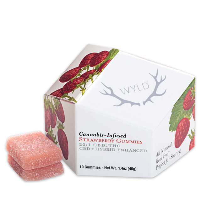 Photograph of product: Strawberry Gummies - CBD 20:1