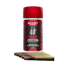 Photograph of product: (69493) SLCE (0.5g) 4pk Strawberry Mango Infused Blunts