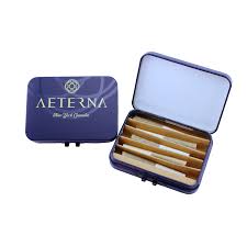 Photograph of product: Aeterna | Infused Pre Rolls | 5Pk 0.5g | Papaya Cake