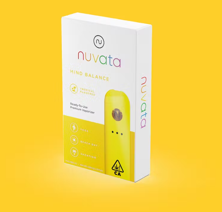 Photograph of Product: CoC NUVATA Disposable - Tropical .5g (Mind Balance)