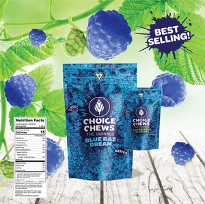 Photograph of product: Blue Raz Dream Soft Chews | 20 Servings