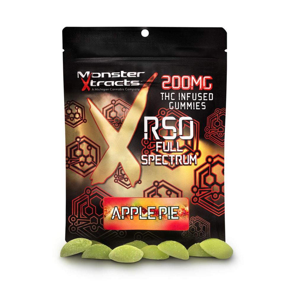 Photograph of product: Monster- Berry Cherry Full Spectrum RSO Gummies 200mg