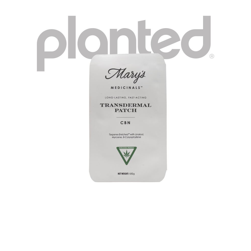 Photograph of product: MARY'S MEDICINAL | CBN PATCH | Oui'd | 20MG | REC