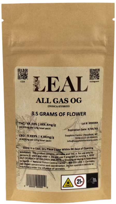 Photograph of product: All Gas OG - (3.5g)