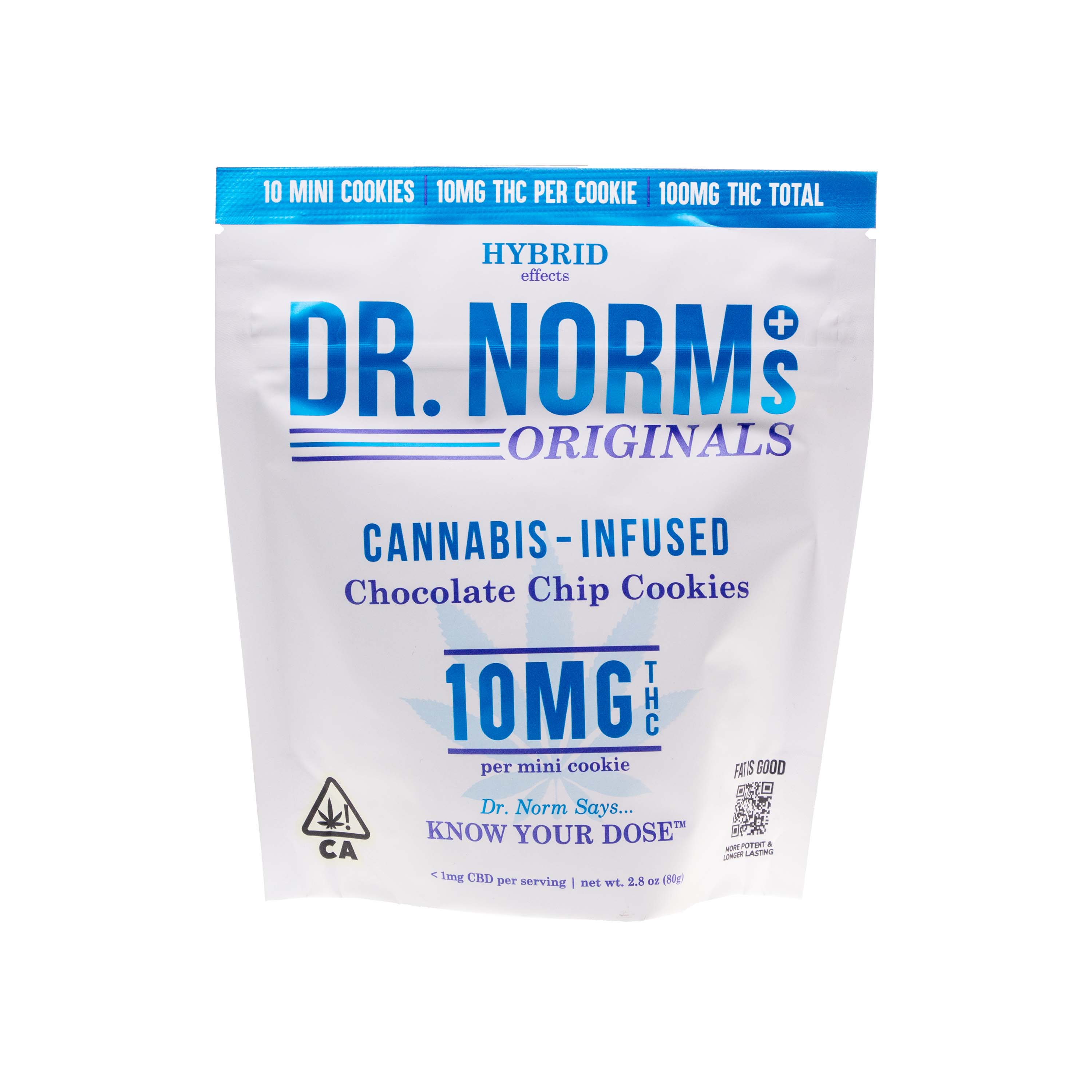Photograph of product: Dr. Norms | Chocolate Chip Cookies (100mg TH-oui)