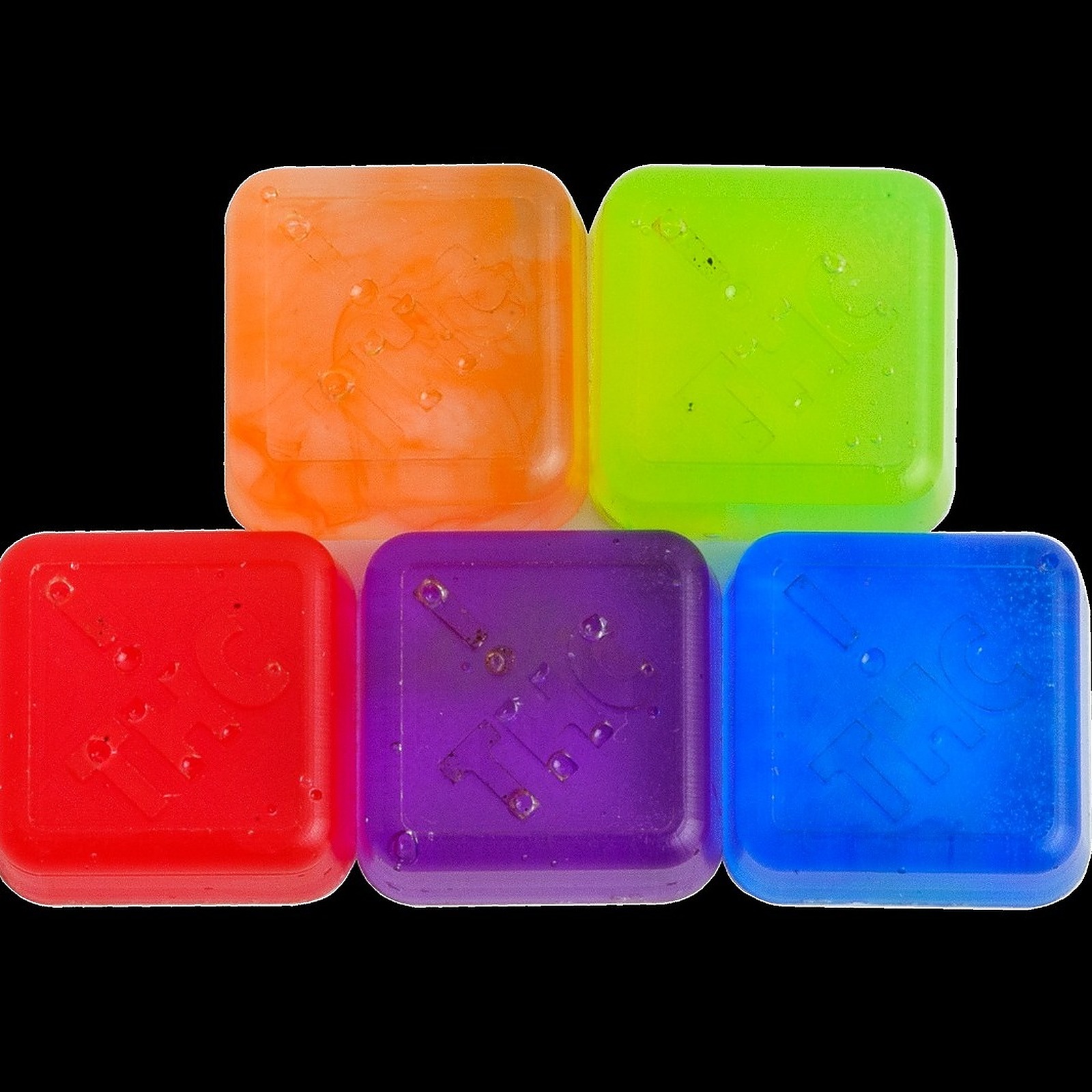 Photograph of product: Tipsy Turtle - Candy Cubes 100mg