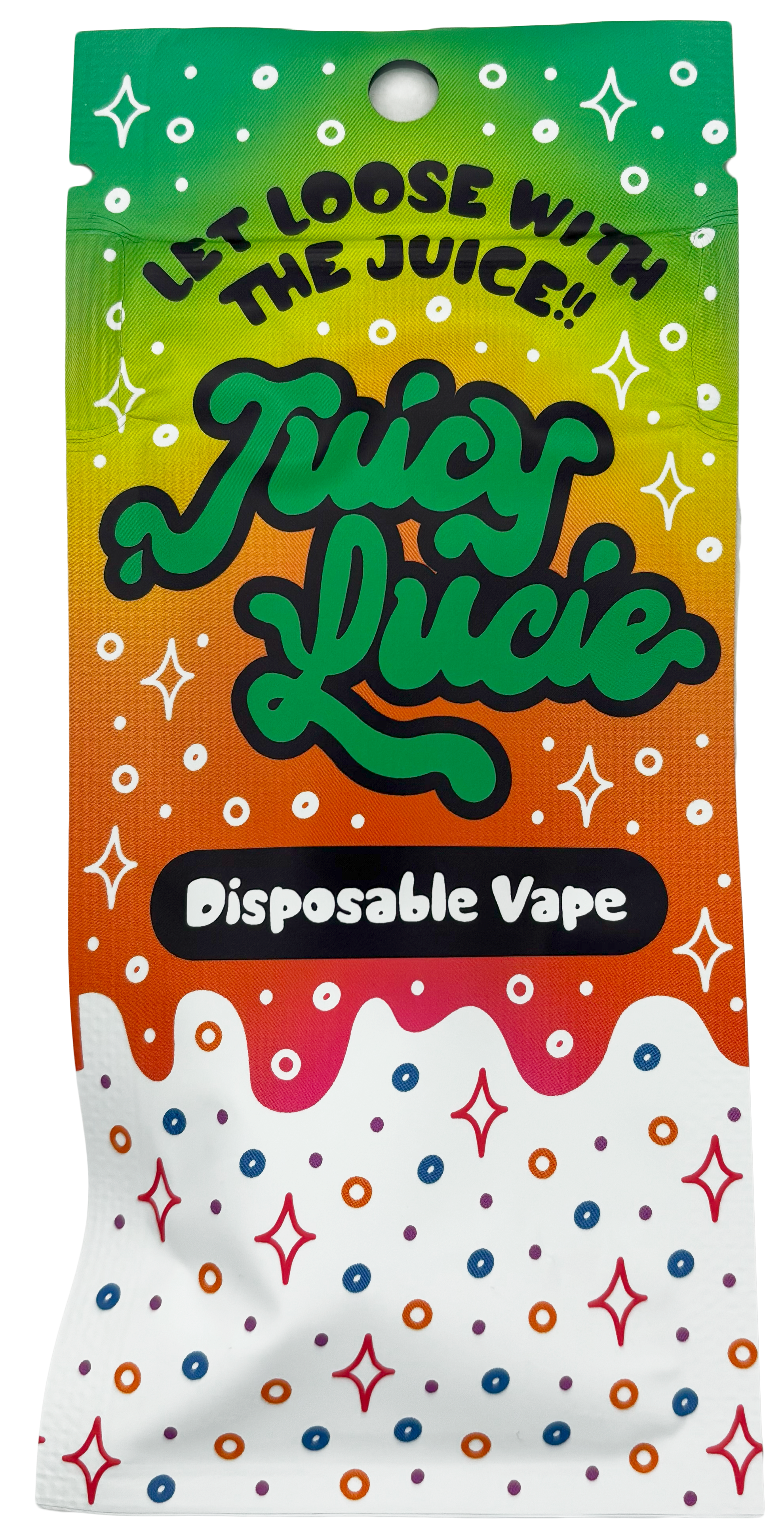 Photograph of product: Juicy Lucie | Peach Fizz | Disposable Distillate Cartridge