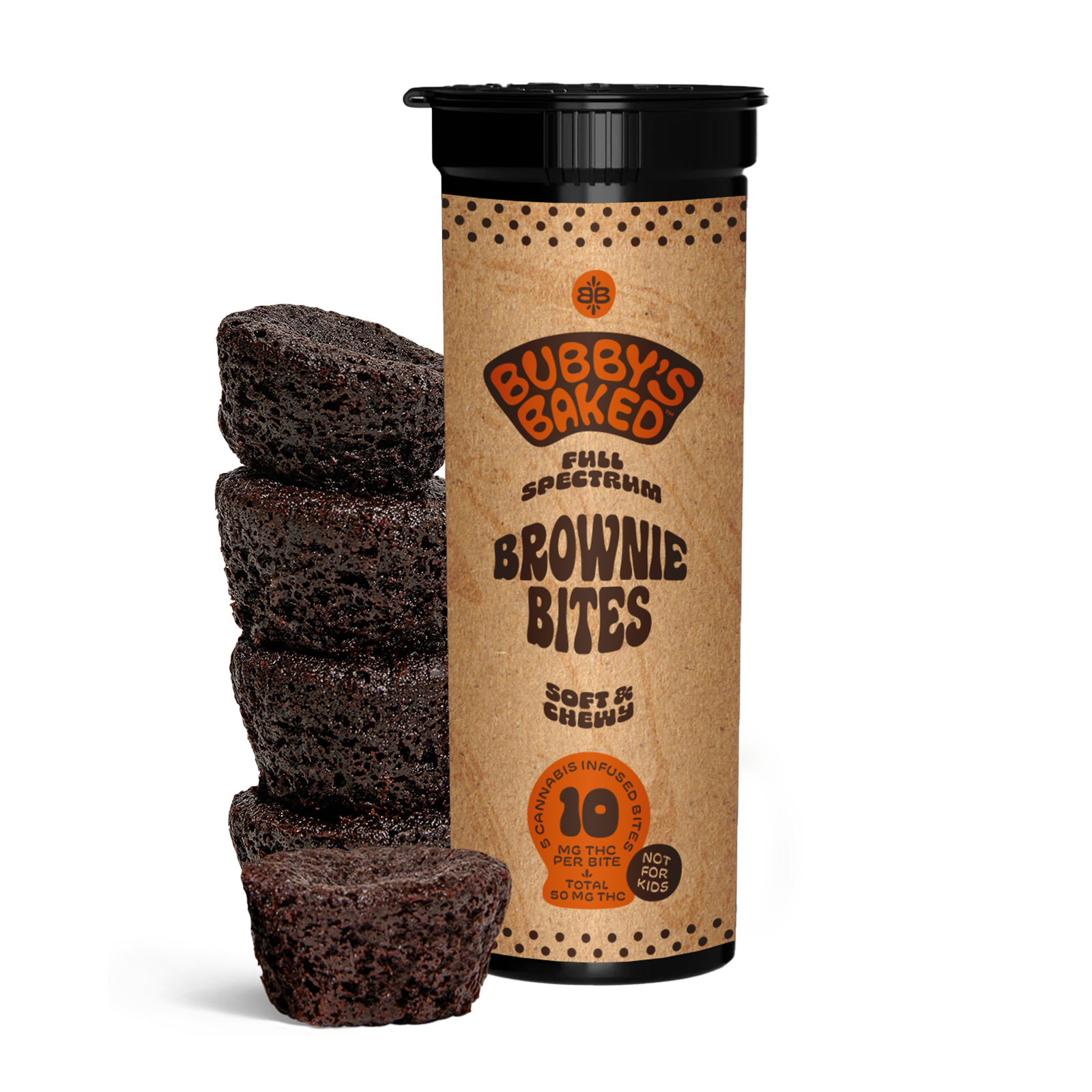 Photograph of product: Brownie Bites [5pk] (50mg TH-oui)
