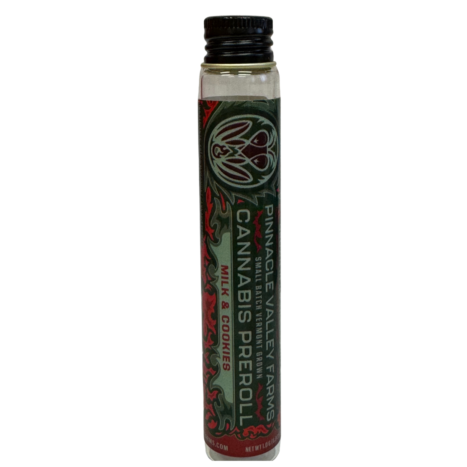 Photograph of product: Milk & Cookies | 1g Pre-roll | Pinnacle Valley Farms