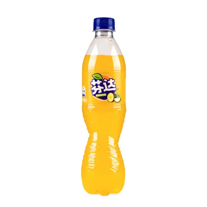 Photograph of product: Exotic Fanta - Pineapple 500ml (China)