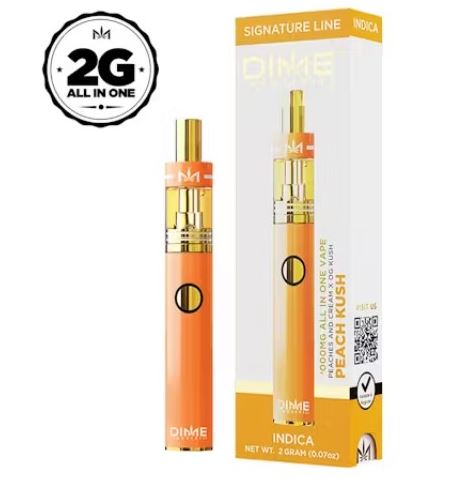 Photograph of product: Peach Kush Disposable (2g)