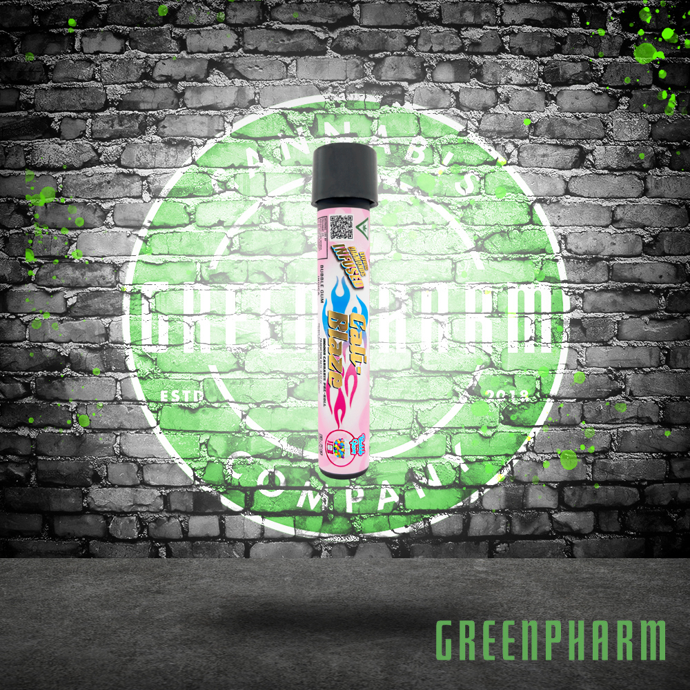 Photograph of product: Cali-Blaze Infused Pre-Roll | Bubble Gum