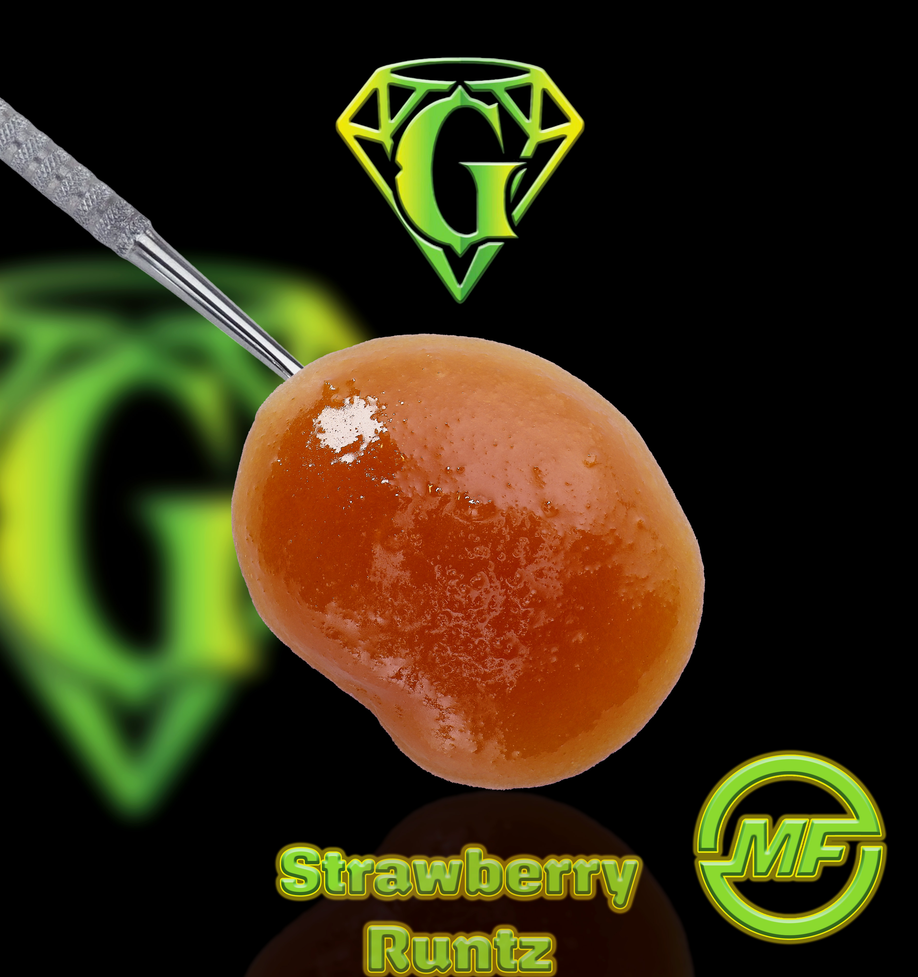 Photograph of product: GreenCo Ventures | Strawberry Runtz | Full Spectrum Concentrate | 1g