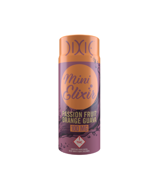 Photograph of product: Dixie | 100mg Mini Elixir | Passion Fruit Orange Guava