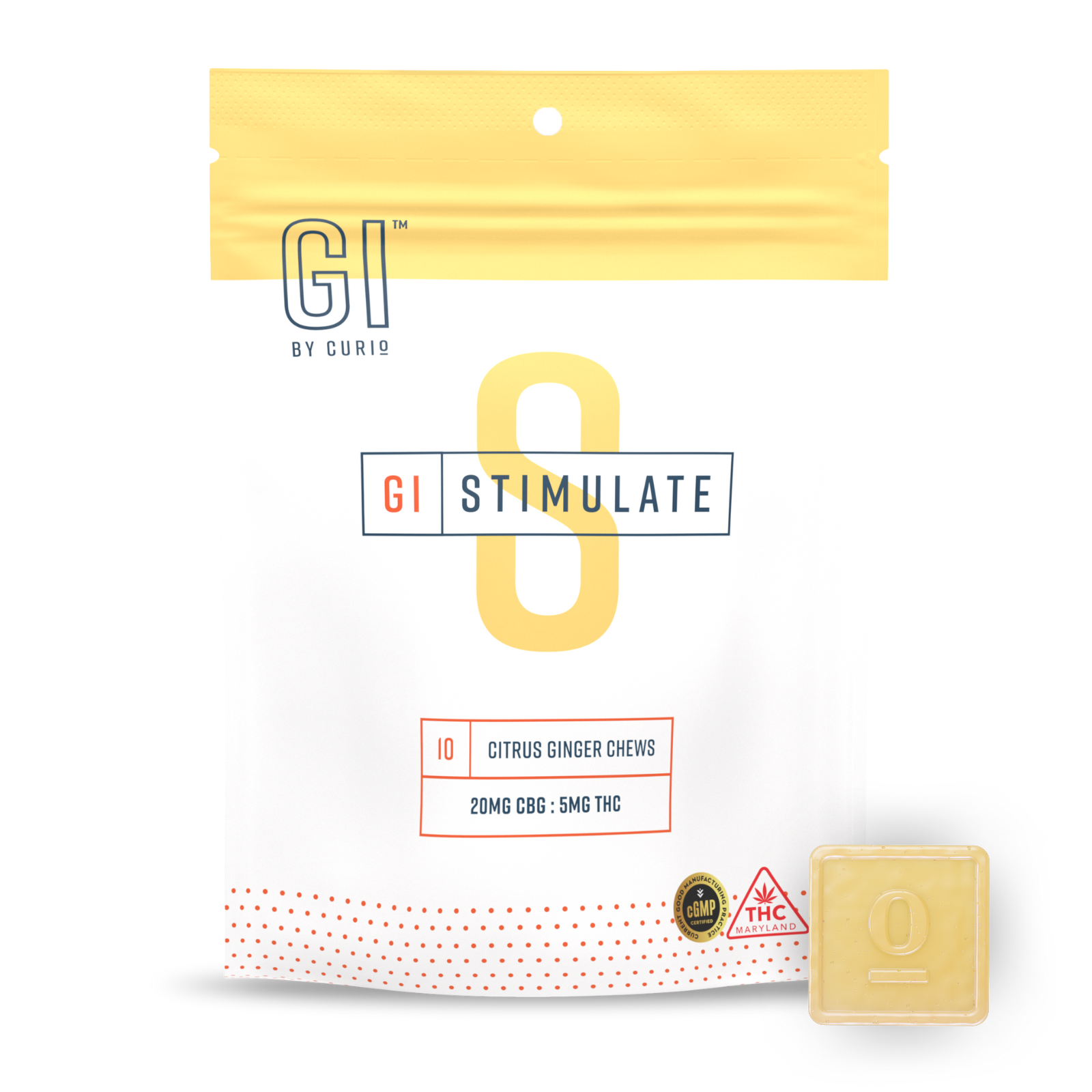 Photograph of product: Curio GI Stimulate Chews