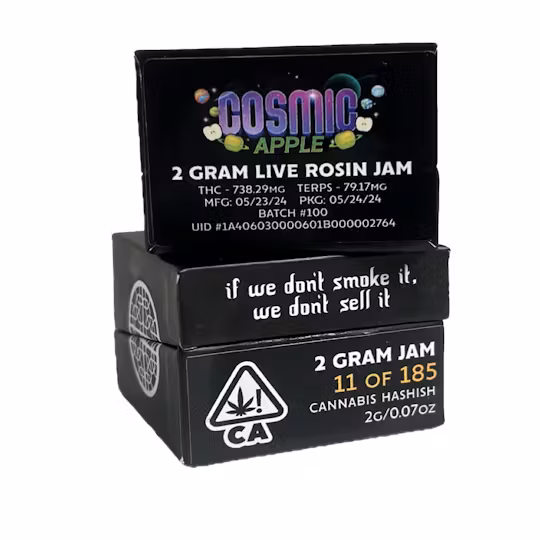 Photograph of product: Oui'd | Live Rosin Jam Apricot Jam (B)