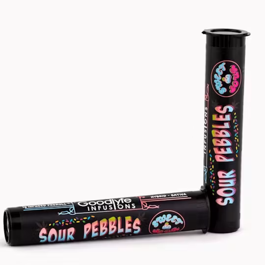 Photograph of product: GOODLYFE INFUSED PRE-ROLL | SOUR PEBBLES